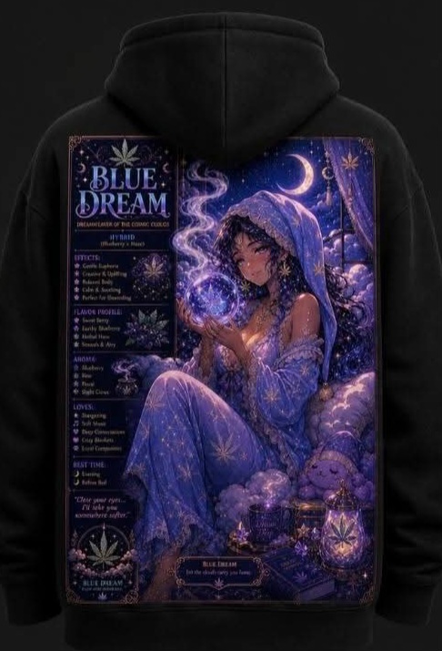 Blue Dream hoodie - back
