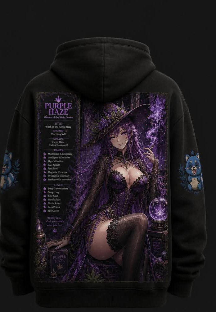 Purple Haze hoodie - back
